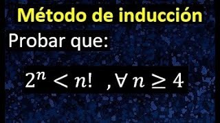 Método de inducción demostracion con el metodo inductivo [upl. by Eelimaj]