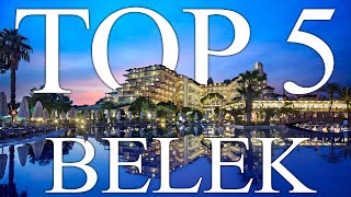 TOP 5 BEST All Inclusive Hotels in BELEK Antalya Turkey 2023 REVIEWS INCLUDED [upl. by Hooge580]