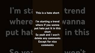 Hate short [upl. by Eicul]