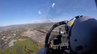 Bathurst 1000 RAAF FA18A Hornet Saturday Display 2016 [upl. by Hsirap]