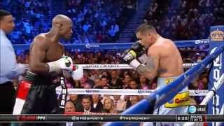 Floyd Mayweather Jr vs Marcos Maidana  CLEAN PUNCHES  Round 11 [upl. by Nehemiah]