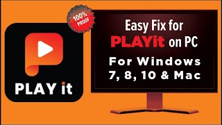 PLAYit For PC  Download PLAYit Video Player for PC Windows  iDigital Concept [upl. by Ingold957]