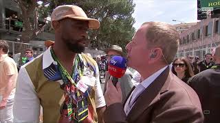 Siya Kolisi F1 Grid Walk Interview  2024 Monaco Grand Prix [upl. by Snodgrass932]