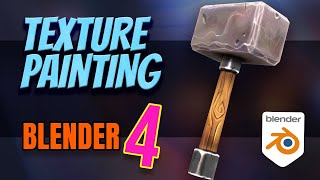 Master Texture Painting in Blender 4 A Quick Start Beginners Guide [upl. by Wyatan]