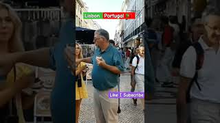 Lisbon Portugal street walk I Lisbon Street walk I Portugal street walk short shortsviralvideo [upl. by Tracie]