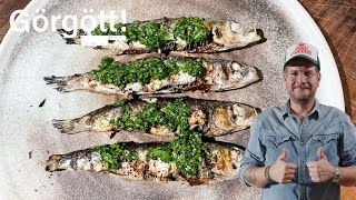 Grilled Sardines Iwashi 🐟 with Yuzu Chimichurri [upl. by Beck]