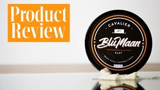 Mens Hair 2017 I Cavalier Clay By Blumaan Product Review [upl. by Virginia]