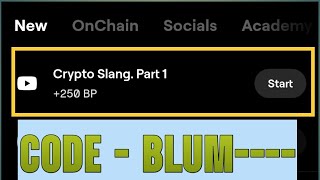 Crypto Slang Part 1 blum code blum code  blum  blum verify code  blum listing date [upl. by Templia]