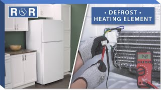 How to Test amp Replace a Defrost Heater in a Refrigerator  Repair amp Replace [upl. by Ecnadnac905]