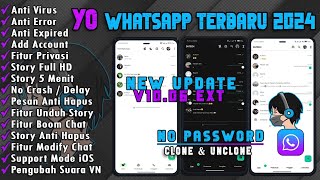 YOWhatsApp Update Terbaru 2024  YO WhatsApp v1010 2024  YOWA Terbaru 2024  YOWA 2024 [upl. by Oznofla]