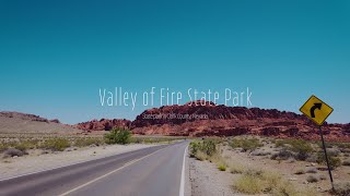 Valey of Fire State Park  Drive Through [upl. by Pernas]