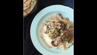 Keto Beef Stroganoff Meatballs [upl. by Casanova]