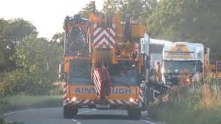 Ainscough 12 X crane n two DoubleDeckers [upl. by Ydnys]