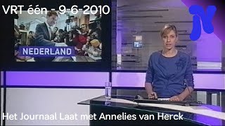 VRT Journaal Laat 962010 [upl. by Naloj409]