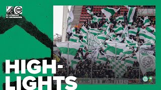 Highlights FC Utrecht  FC Groningen [upl. by Giavani]