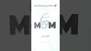 Real meaning of mom 💕💜 shorts mom viral drawwithabeee [upl. by Adniral]