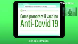 Coronavirus come si prenota l’appuntamento per la vaccinazione antiCovid in Lombardia [upl. by Yeoz]