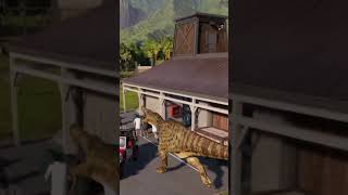 SUCHOMIMUS Dinosaur Kill People  Jurassic World Evolution 2 shorts [upl. by Antonius251]