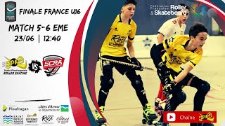 RinkHockey  Finales U16  56e places  SPRS Ploufragan 52 SCRA StOmer [upl. by Allistir]