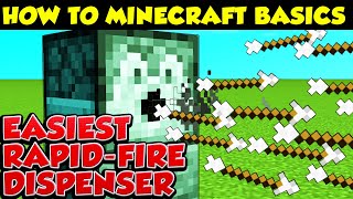 How to Make a Repeating Dispenser in Minecraft 116  Easy and Compact  Minecraft Survival Noobs 6 [upl. by Jolee]