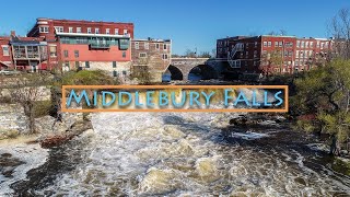 Middlebury Falls Vermont Drone Video [upl. by Talia]