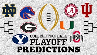 Filling Out the College Football Playoff Bracket Week 11 CFP Poll [upl. by Boris]