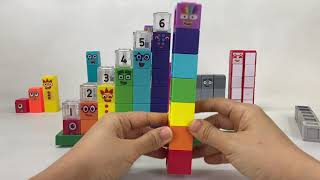 Lets Build Numberblocks MultiClick Blocks 110 Play and Learn Set  Keiths Toy Box [upl. by Assirual]