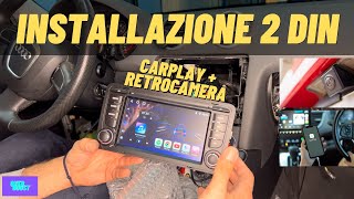 INSTALLIAMO IL CARPLAY E LA RETROCAMERA SU AUDI A3 8PA Audi a3 8pa Short build [upl. by Adnamar]