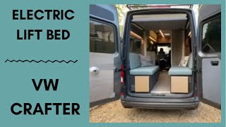 The BestEasiest DIY Electric Bed Lift for Cargo Trailer RV or Camper Van [upl. by Aleehs531]