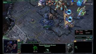 Raven Point Defense Drone  StarCraft 2 Strategy from TheUENcom [upl. by Arodoet]