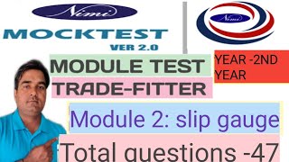 NIMI MOCK TEST VER 20TRADEFITTERYEAR2NDMODULE TEST2 SLIP GAUGEITI FITTER AIM [upl. by Eutnoj677]