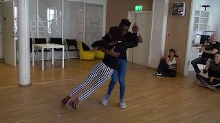 ANGOLAN KIZOMBA CHAMPIONS AT DANCECITY [upl. by Leacim827]