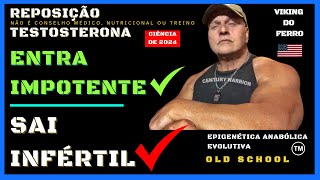 REPOSIÇÃO TESTOSTERONA  ENTRA IMPOTENTE E SAI INFÉRTIL infertilidademasculina impotencia [upl. by Akiemaj]