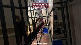 Pemasangan Led Videotron p4 indoor 3x6 meter endiled arduino videotron [upl. by Ferrick841]