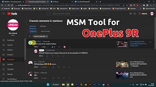 OnePlus 9R MSM Download Tools  India Version [upl. by Anavoig]