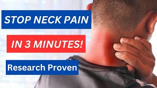 Neck Pain Relief Exercises Stop Neck Pain in 3 Minutes [upl. by Frederique]