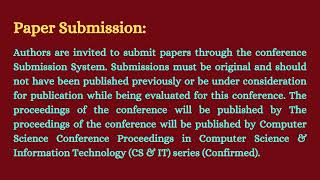 Call for Research Papers  SEAPP 2024 [upl. by Ykciv]