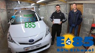 Installation kit  boitier Bio Ethanol E85 Toyota Prius Hybride 18L d’un abonné [upl. by Marks]