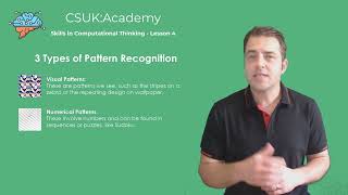 CSUKAcademy  Skills in Computational Thinking  L4  Pattern Recognition [upl. by Siocnarf256]