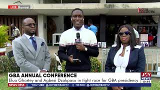 GBA Annual Conference Efua Ghartey and Agbesi Dzakpasu in tight race for GBA presidency [upl. by Karita]