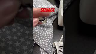 Selvage selvage selvedge quiltingfabric sewing sewinghacks quilter quiltblock quilt shorts [upl. by Afas]