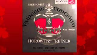 Beethoven Emperor Concerto  HorowitzReiner 12 [upl. by Nerta931]