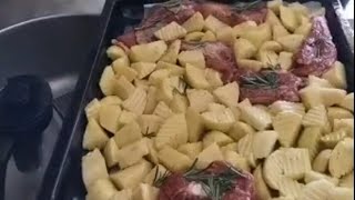 COOKING ROAST POTATOES [upl. by Enerod570]