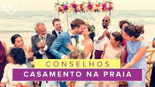 Dicas para CASAMENTO NA PRAIA ☀️🏄🏻⛱ [upl. by Charlie]