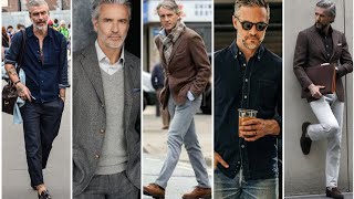 Older Men Fashion 2024  Older Men Outfit Ideas  Best Older Man Outfits  Just Mens Fashion 2024 [upl. by Zurkow]