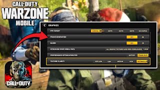 Warzone Mobile Major NEW Graphics Settings Leak Will Fix The Game [upl. by Teik]