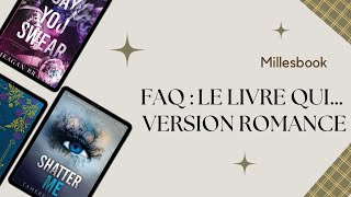 FAQ  LE LIVRE QUI… romance fantaisie et dark romance  Booktok [upl. by Joab648]