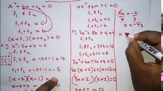 How to Factorise a Quadratic Equation  Intro [upl. by Henrietta]