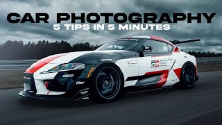 How to Take Better Car Photos 5 Tips in 5 Mins [upl. by Rocher]