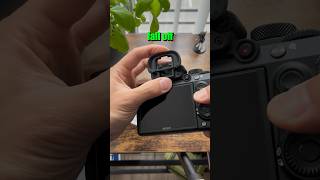 How to replace EVF eyecup for Sony A7 III [upl. by Ear]